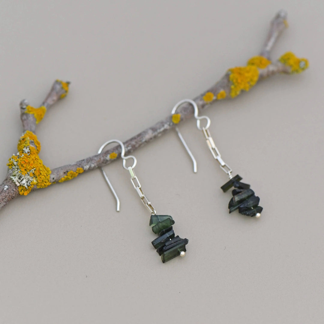 Tourmaline Cairn Earrings Britta Ambauen Jewelry