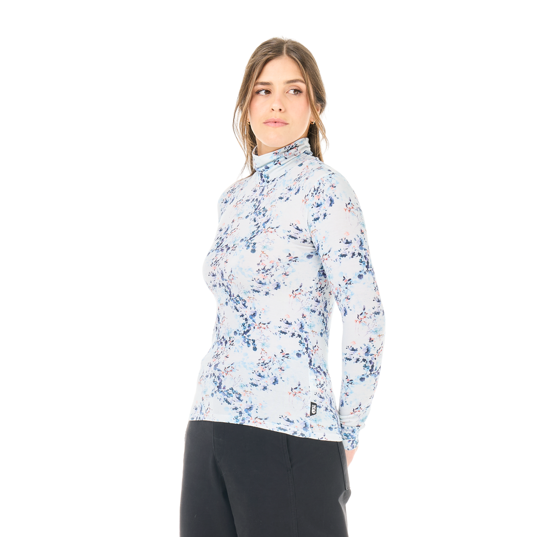 Skimy Printed Col Tee
