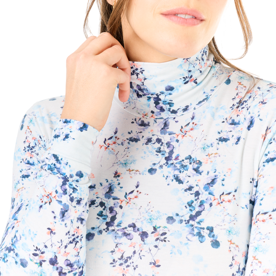 Skimy Printed Col Tee