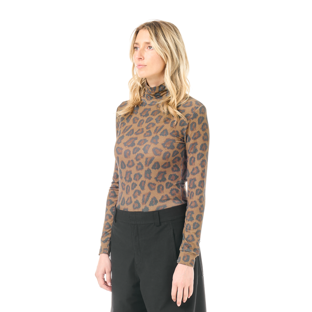 Skimy Printed Col Tee