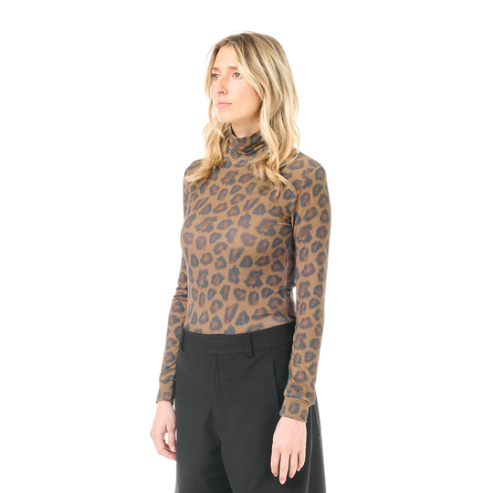 Skimy Printed Col Tee