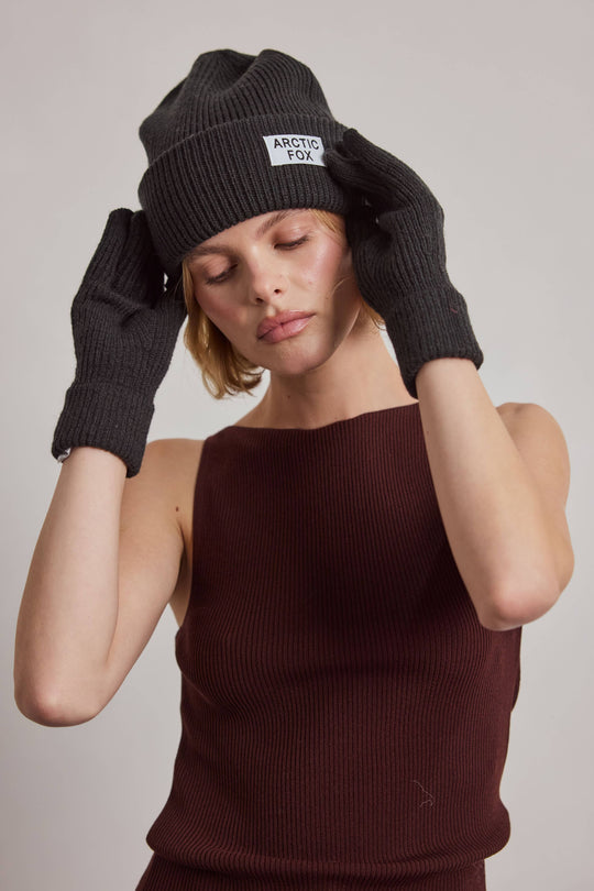 Arctic Fox Bottle Gloves - Black Onyx