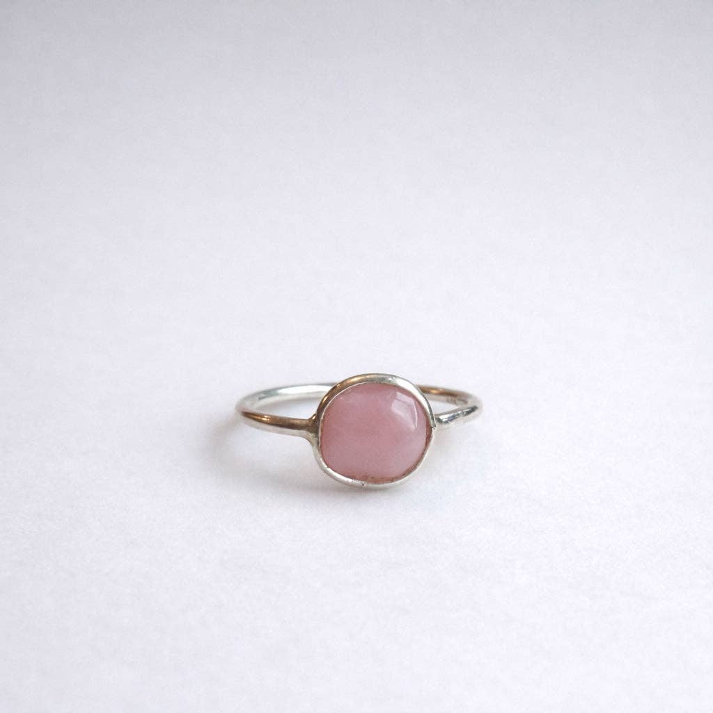 Britta Ambauen Pink Opal Solace Ring