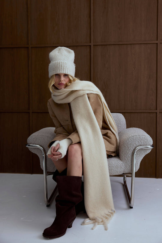 Arctic Fox Reykjavik Scarf - Pebble Beige