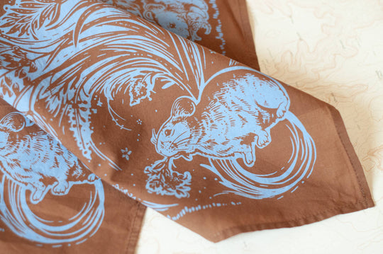 Pika Bouquet Premium Discharge Bandana