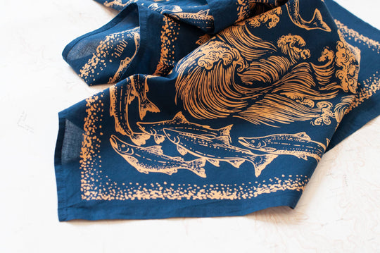 Salmon Run Premium Discharge Bandana