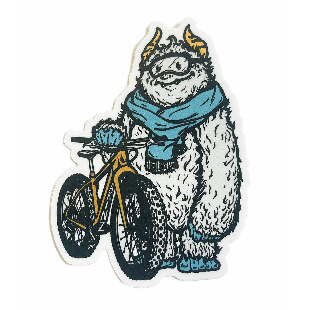 Akinz Snow Tracks Yeti Sticker