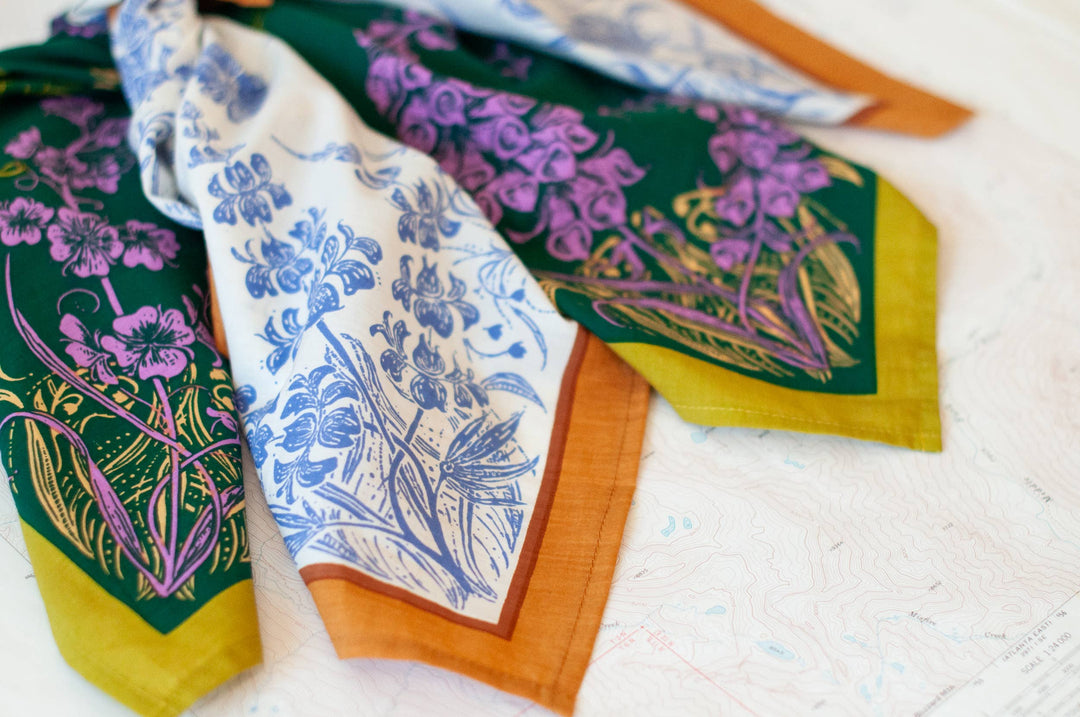 Final Switchback Wildflowers Bandana