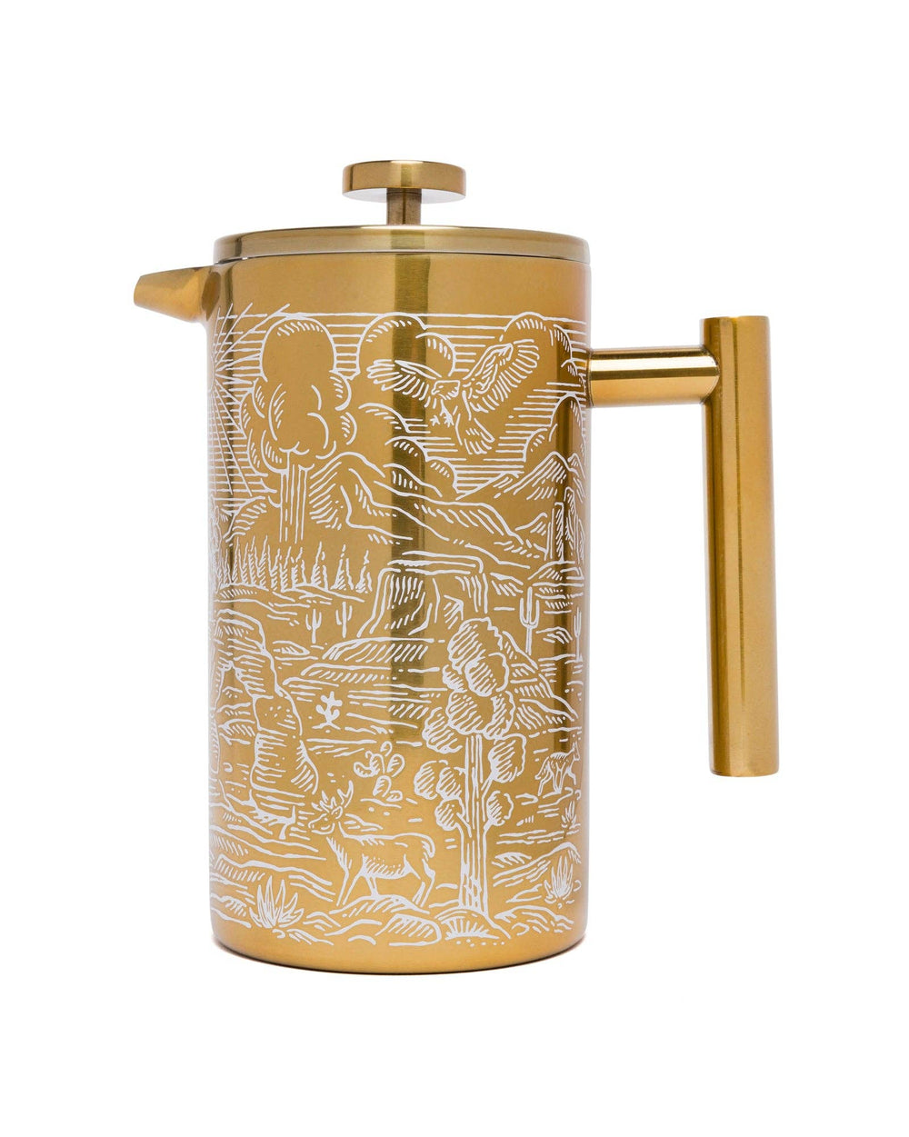 Parks Project Brass French Press