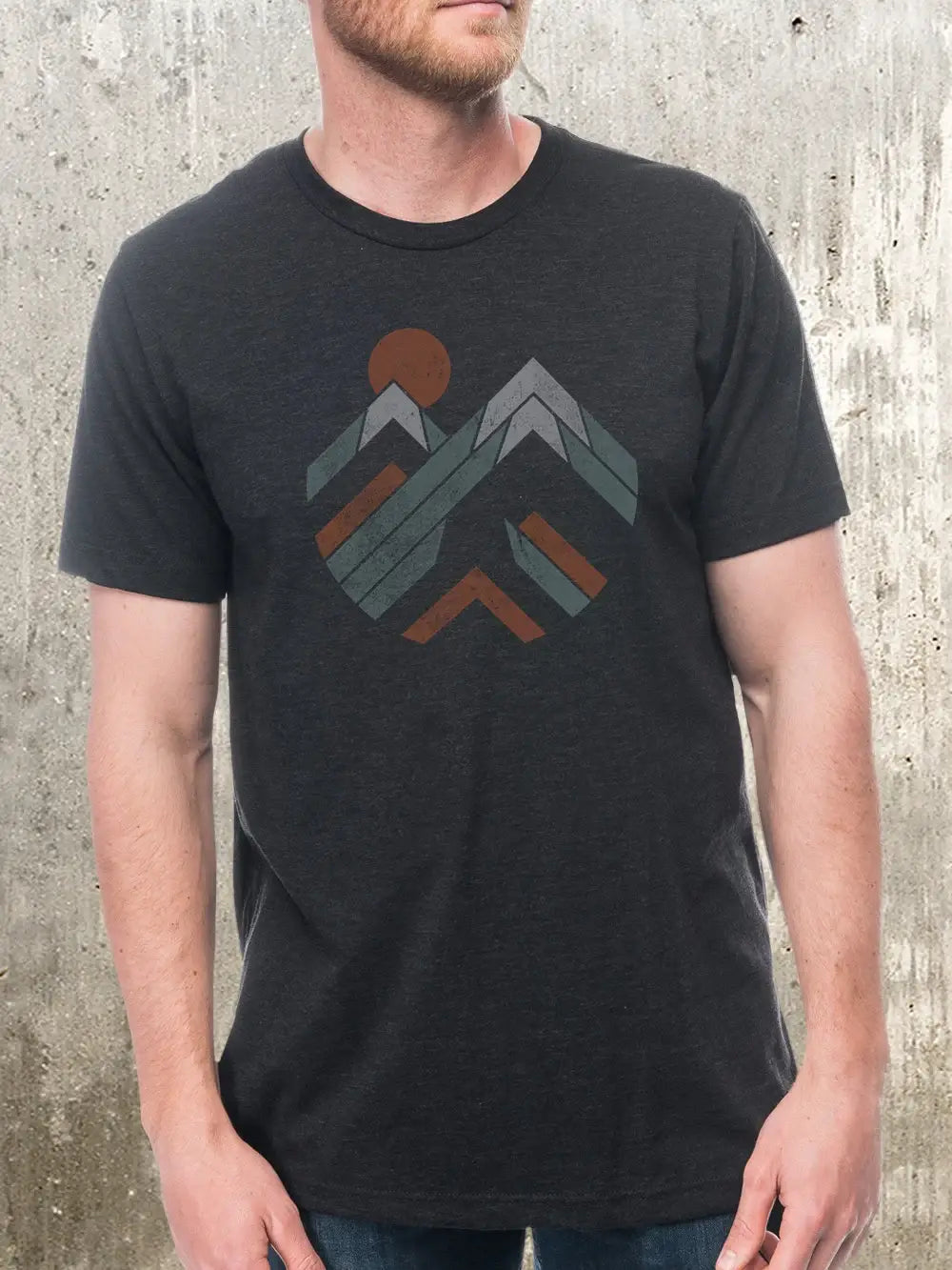 Black Lantern Peak Pattern T-Shirt