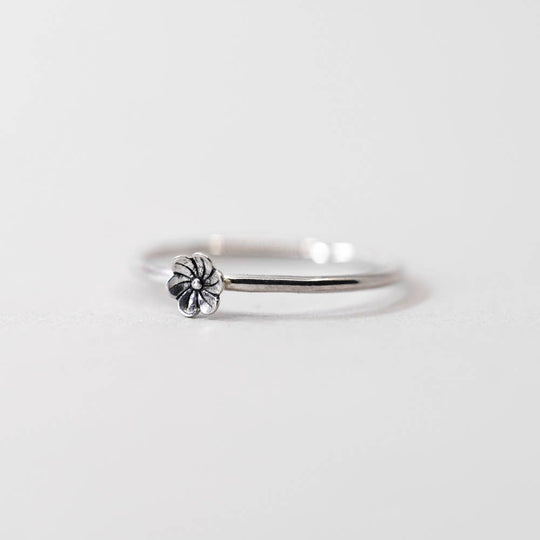 Blossom Flower Ring in Sterling Silver