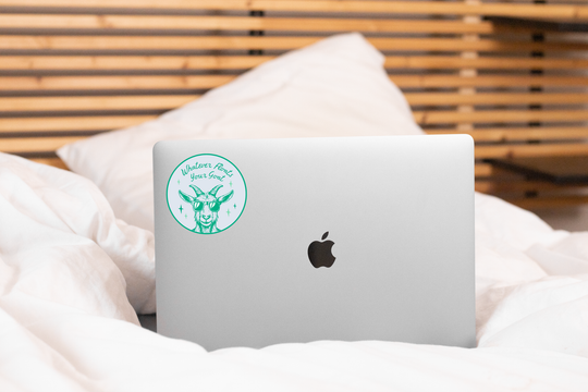 Yarnival Whatever Floats Your Goat Sticker
