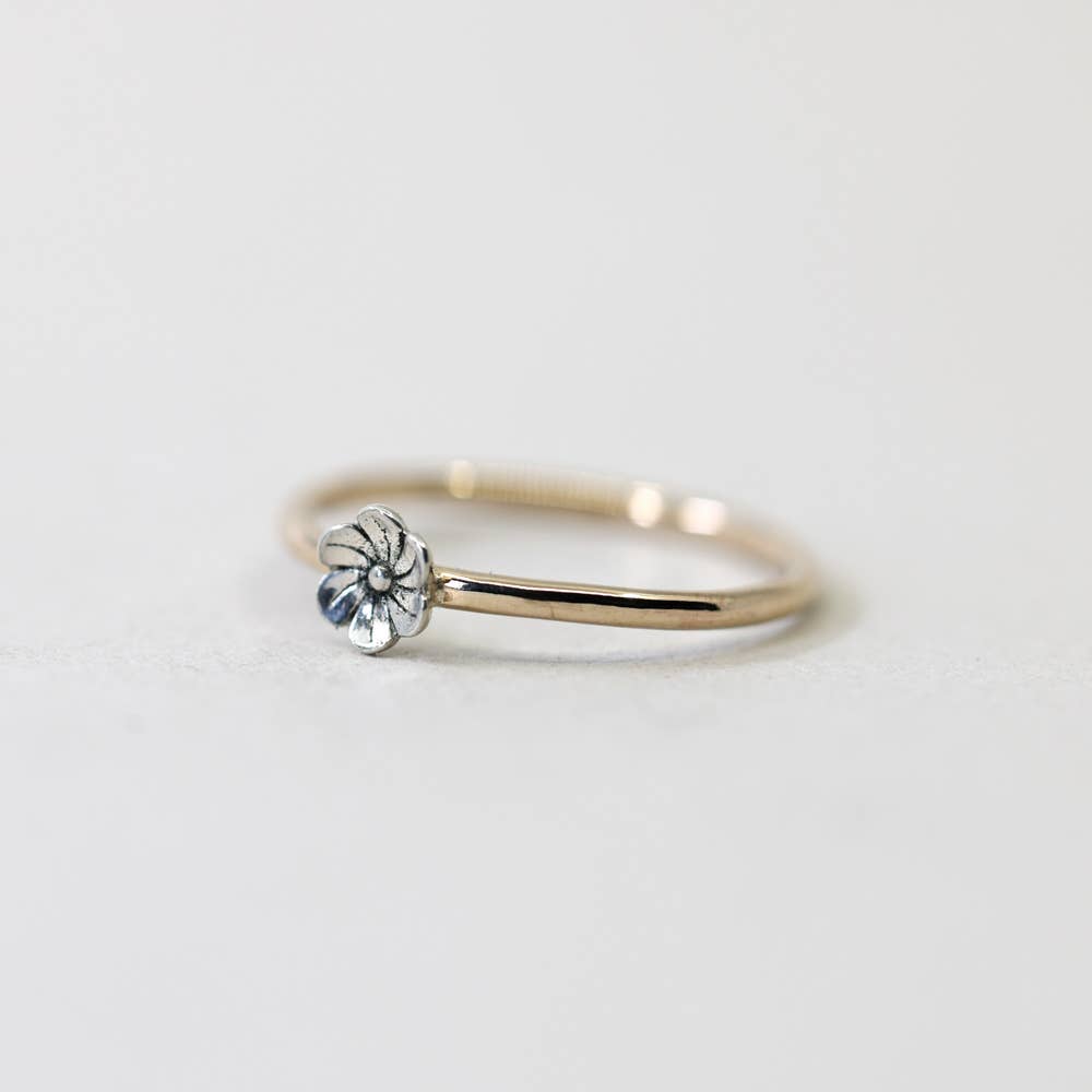 Blossom Flower Ring in 14k Gold-Filled