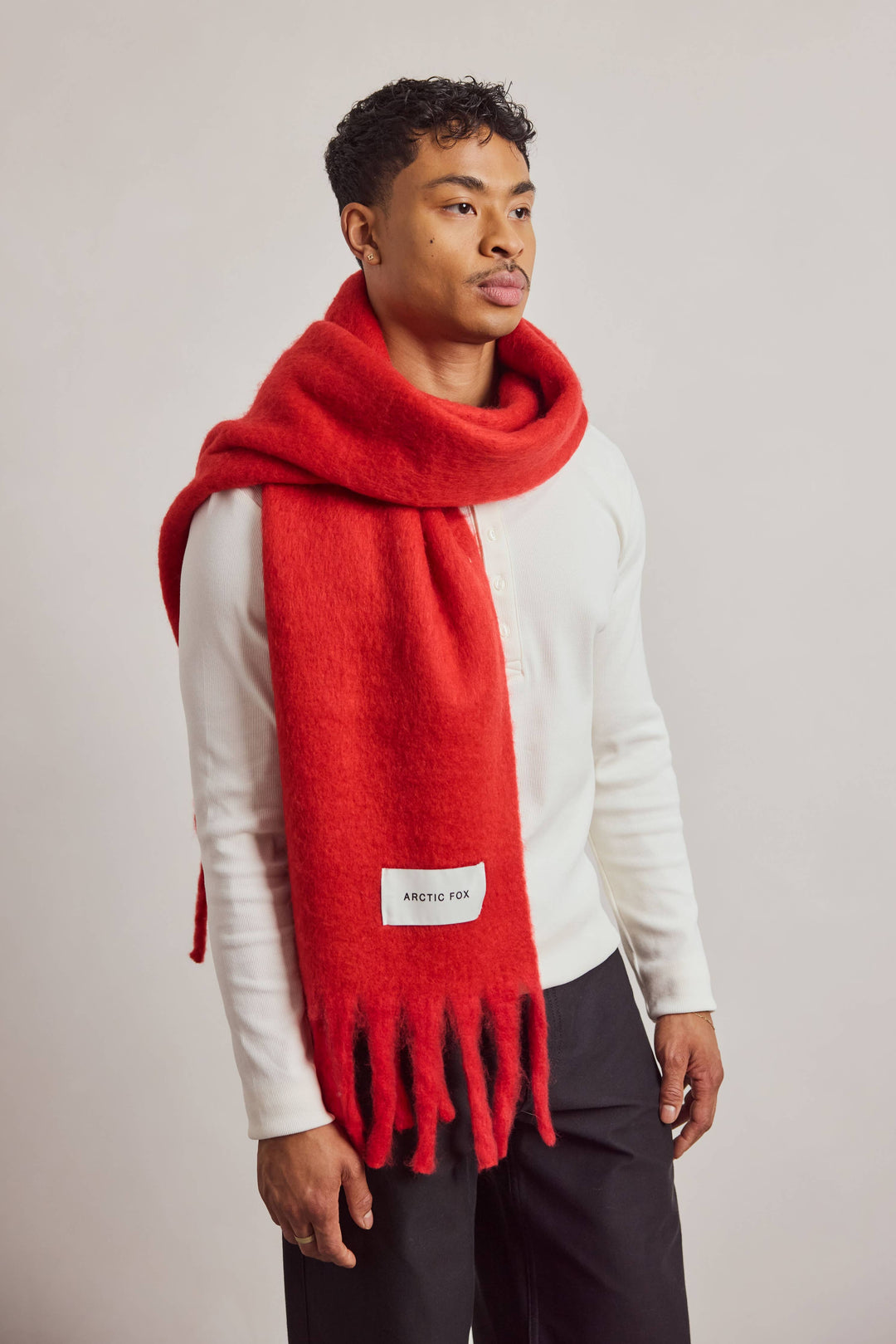 Arctic Fox Stockholm Scarf - Crimson Red