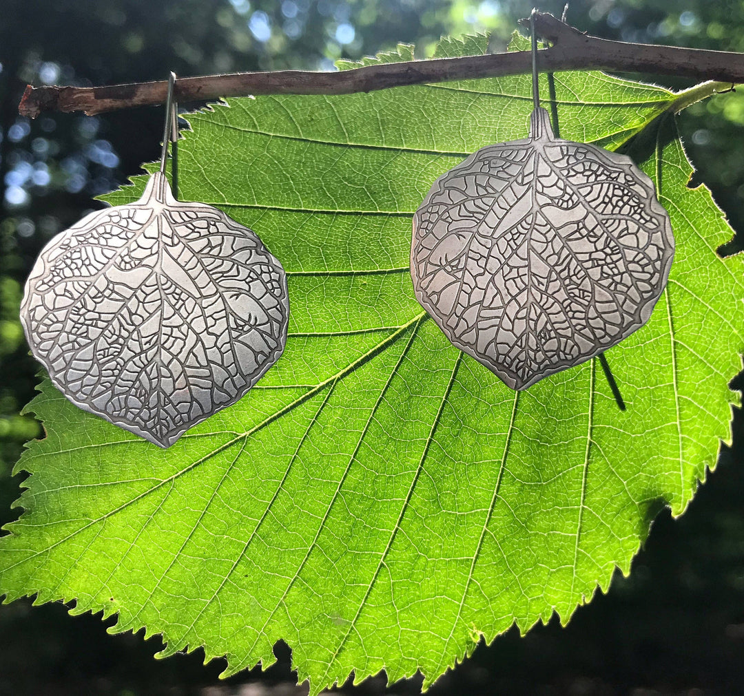 Aspen Leaf Earrings