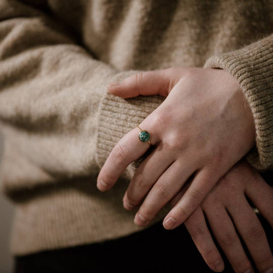 Commonform Hyalite Turquoise Ring