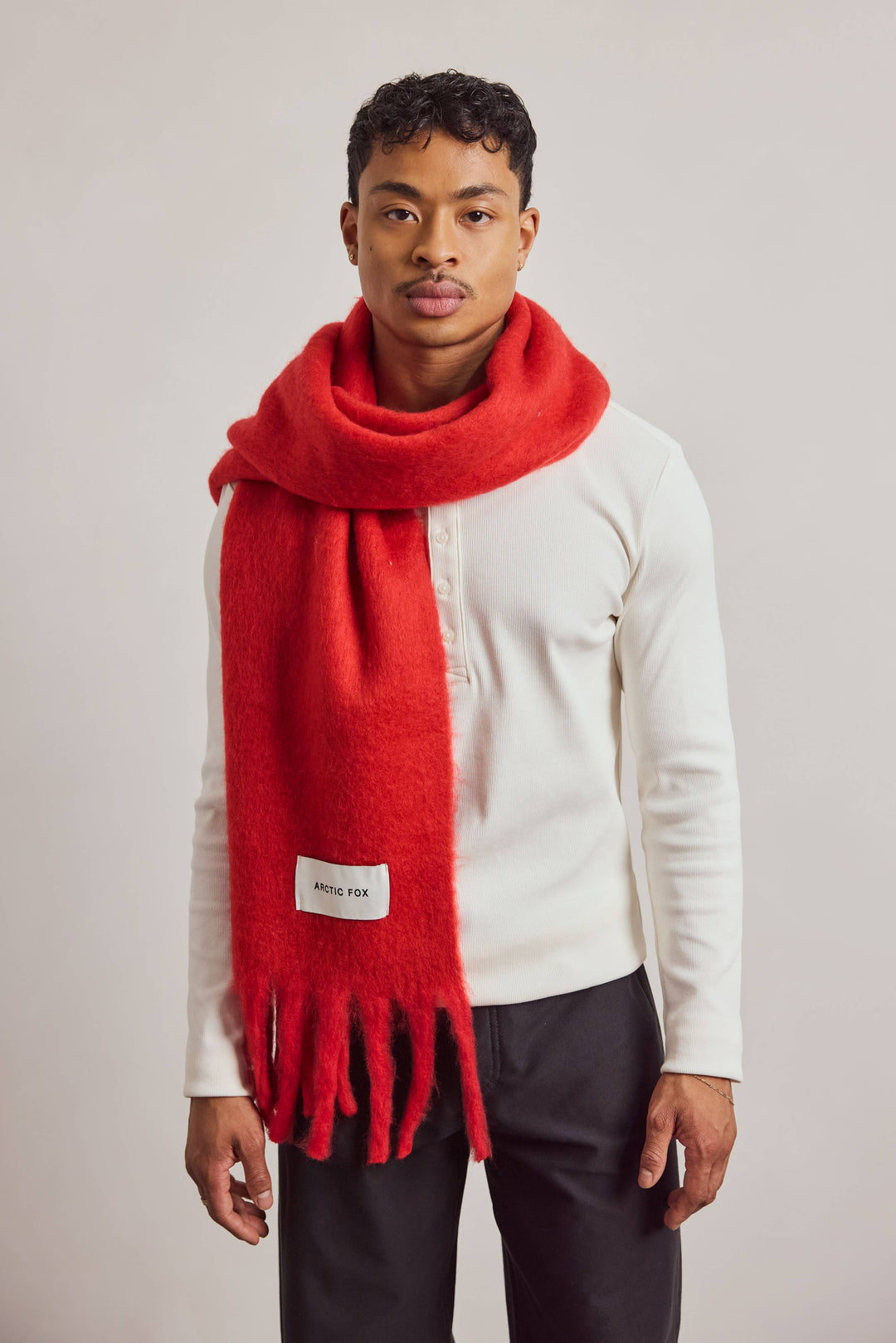 Arctic Fox Stockholm Scarf - Crimson Red
