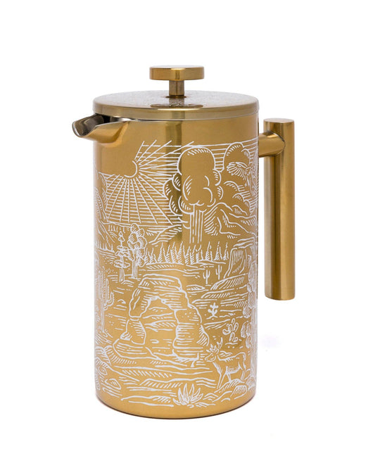 Parks Project Brass French Press