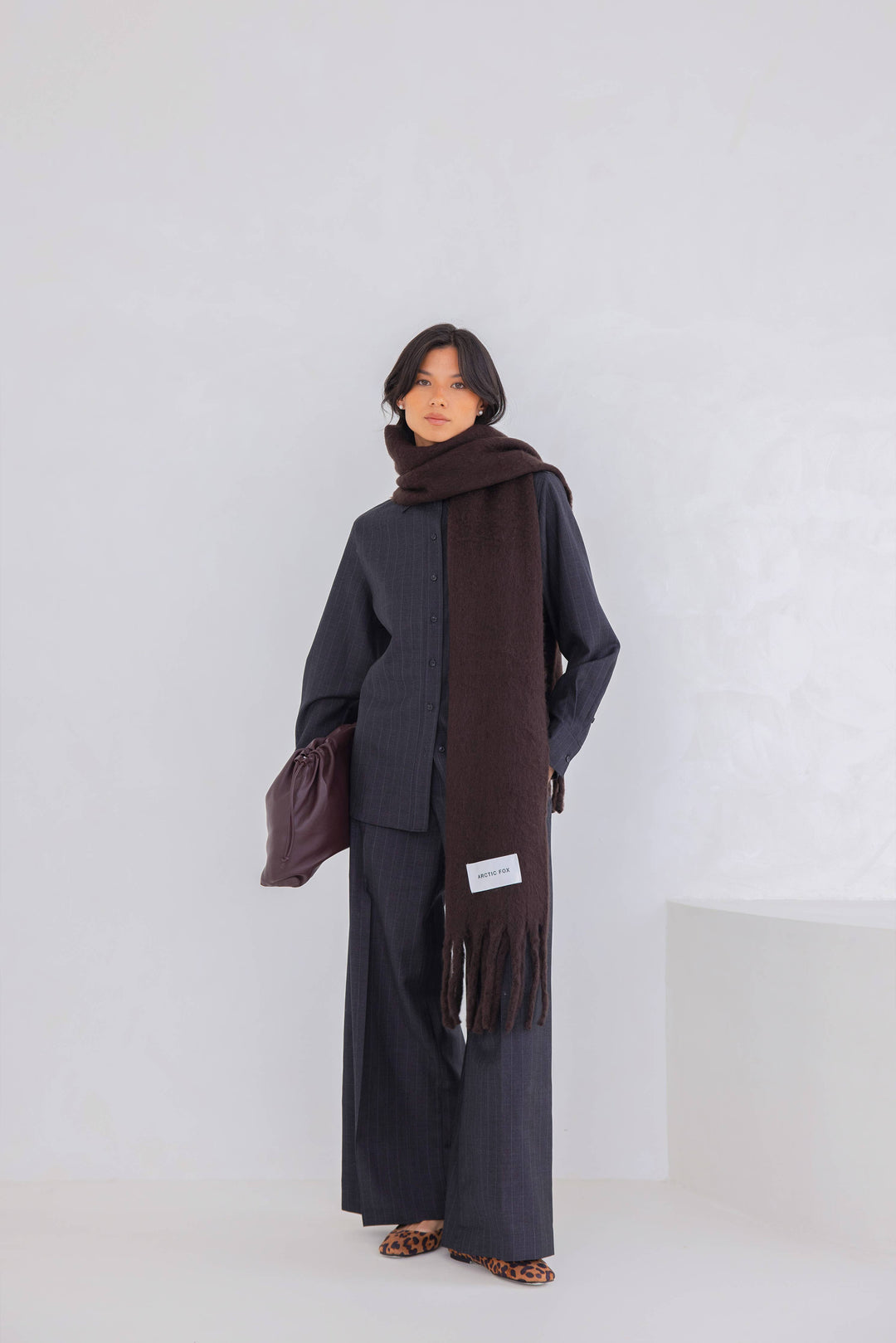 Arctic Fox Reykjavik Scarf - Ground Coffee