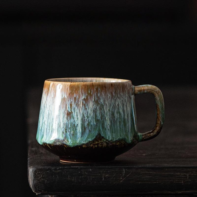 Handmade Kiln-Round Belly Coffee Cup
