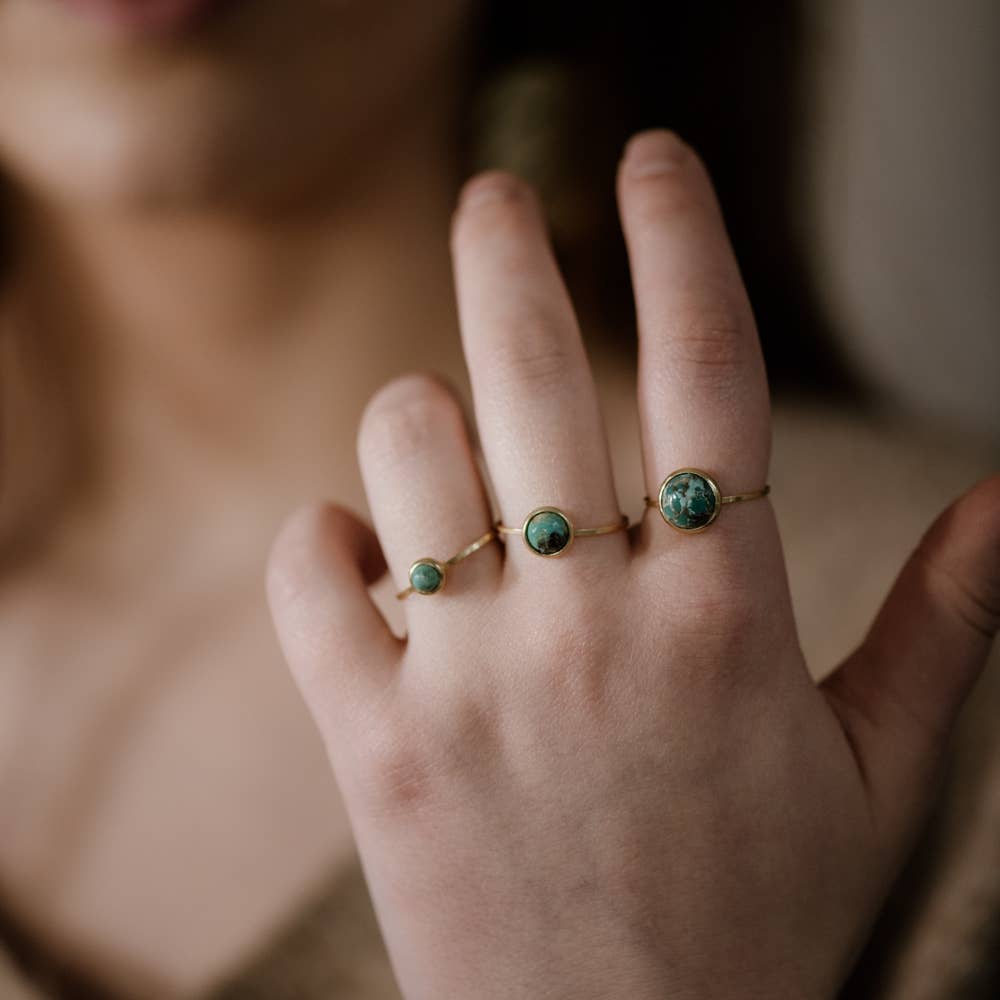 Commonform Hyalite Turquoise Ring