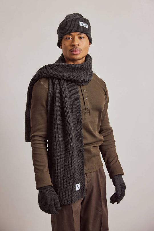 Arctic Fox Bottle Scarf - Black Onyx
