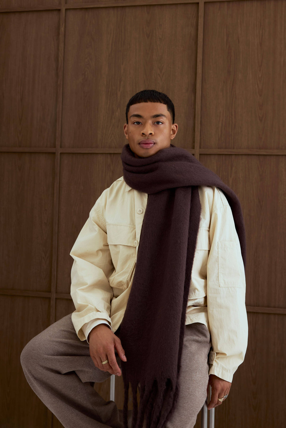 Arctic Fox Reykjavik Scarf - Ground Coffee