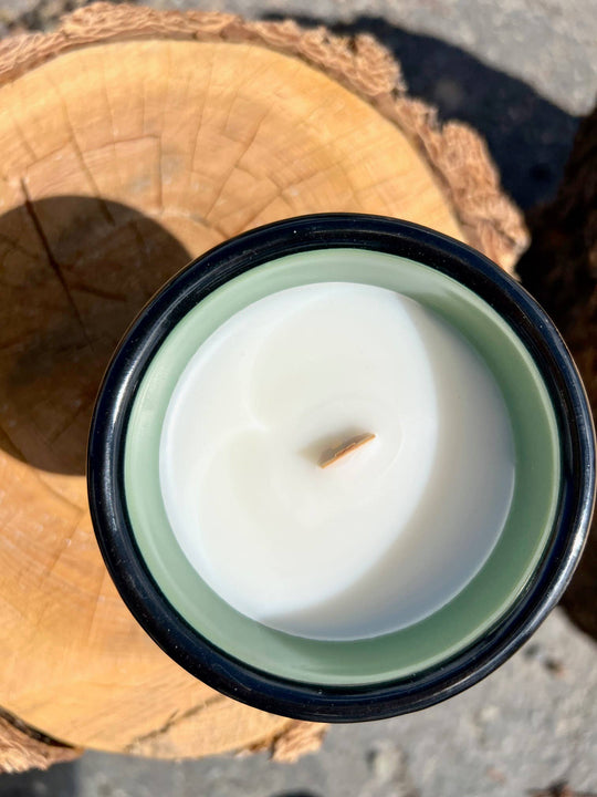 The Sacred Wild Candle Co Reusable Enamel Cup Candle - Nature Makes Me Horny