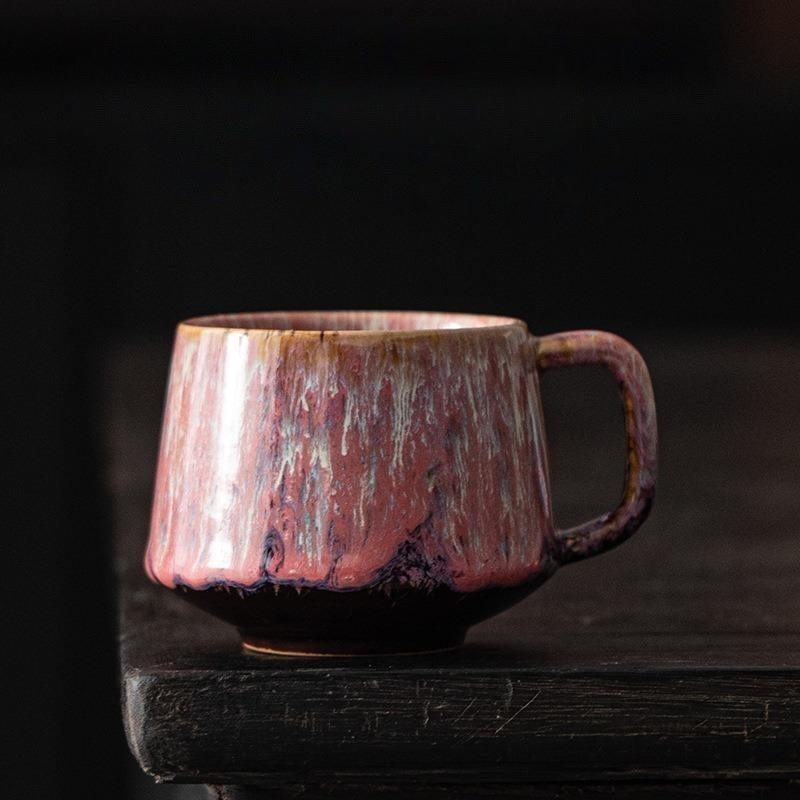 Handmade Kiln-Round Belly Coffee Cup