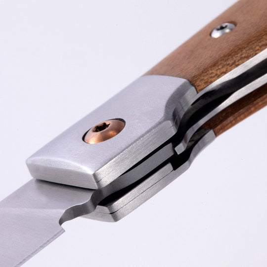 Messermeister Folding Steak Knife Set in Leather Roll - 4 Piece