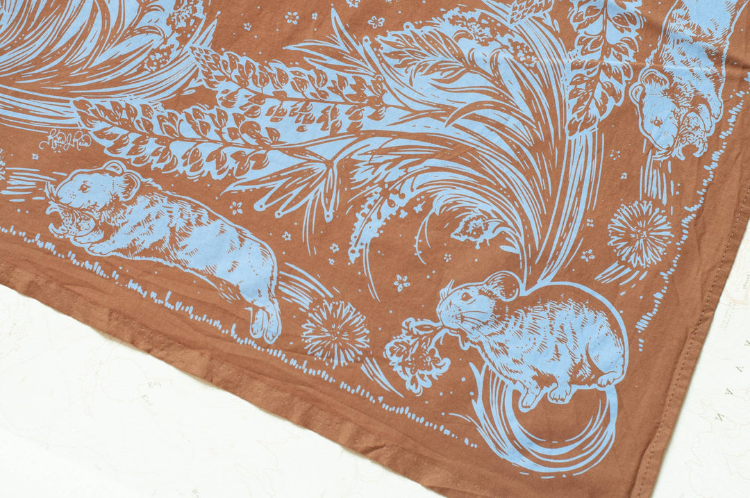 Pika Bouquet Premium Discharge Bandana