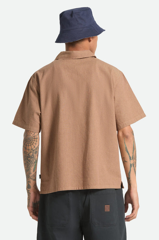 Brixton Brakeman Half Zip Short Sleeve