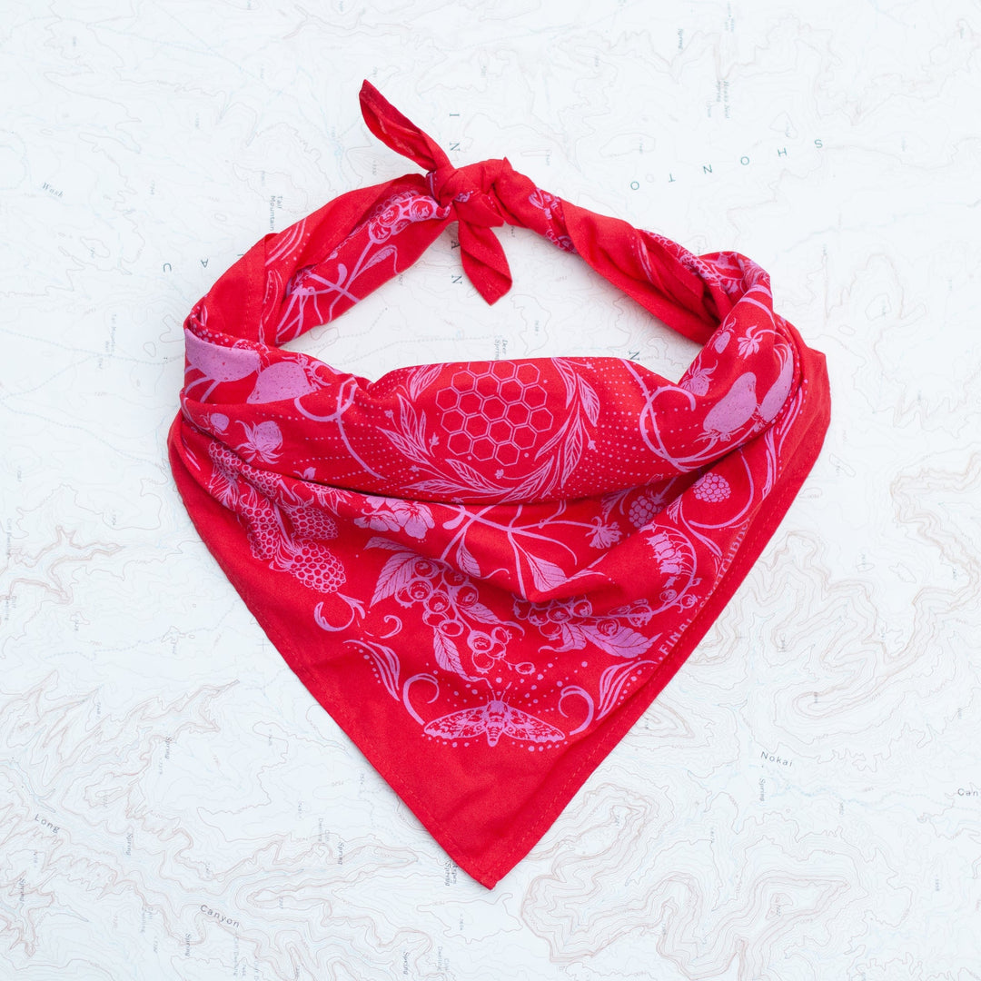 Wildberry Premium Discharge Cotton Bandana
