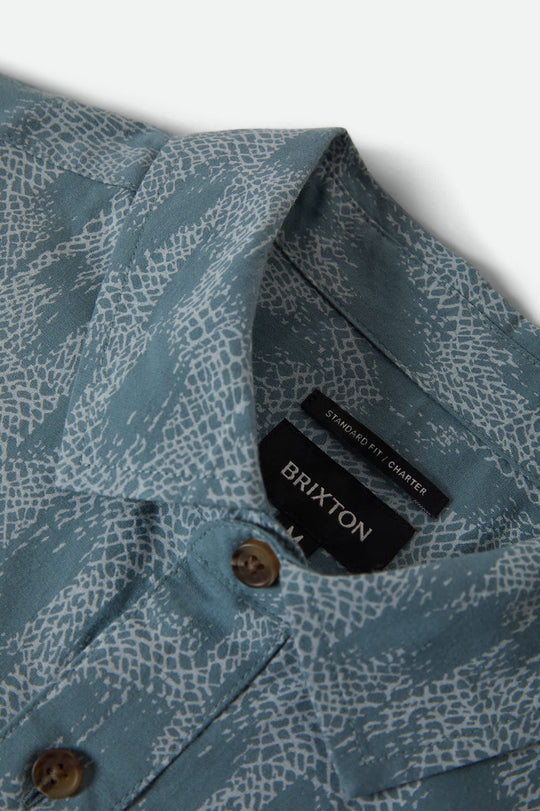 Brixton Charter Print Short Sleeve Woven