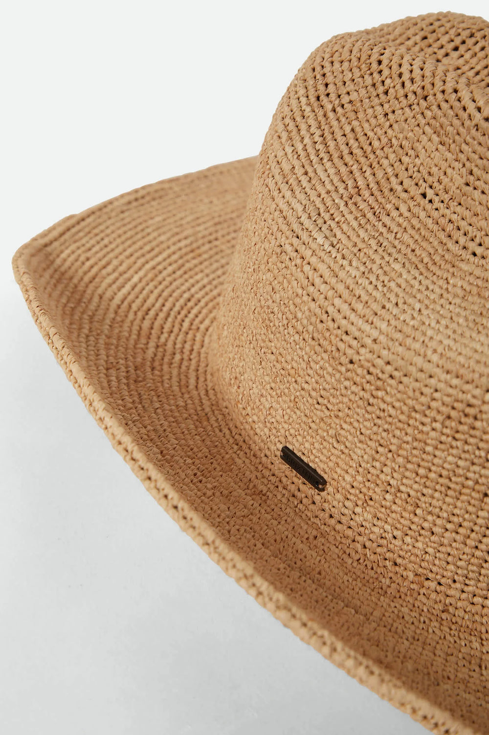 Brixton Odessa Straw Packable Cowboy Hat