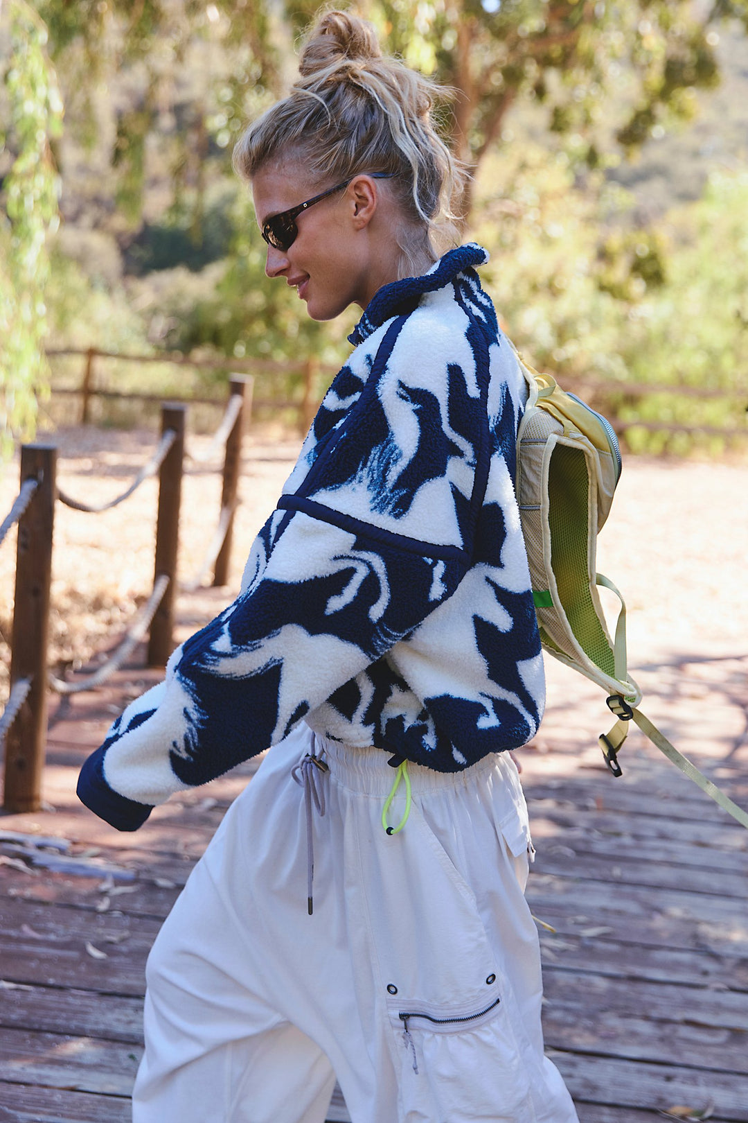 Printed Mountain High 1/2 Zip