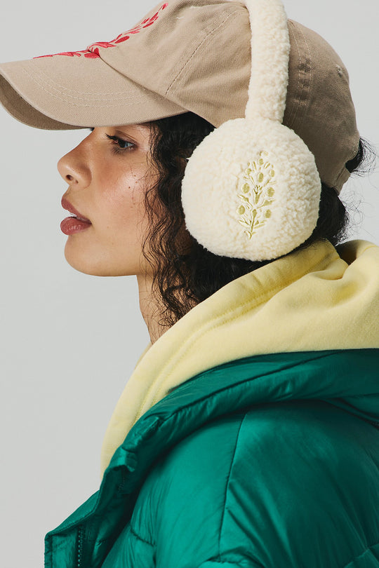 Double Diamond Fleece Ear Warmers