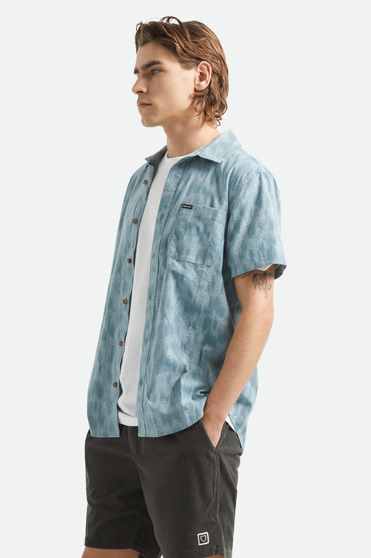 Brixton Charter Print Short Sleeve Woven