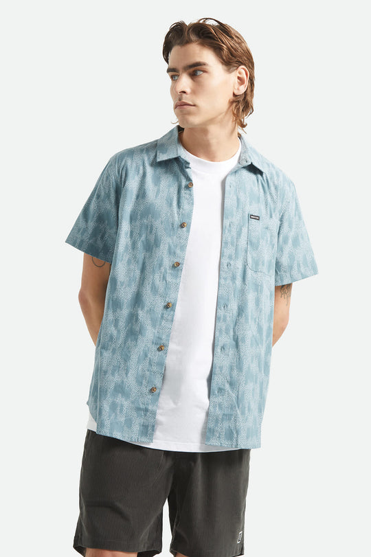 Brixton Charter Print Short Sleeve Woven